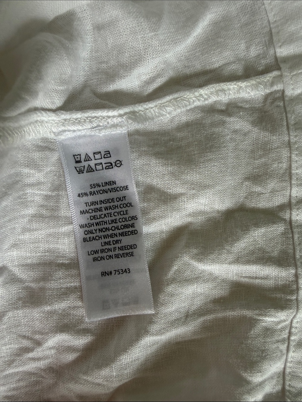 haute hippie style linen blend strappy wide leg jumpsuit Overalls Size XL White - Picture 12 of 13